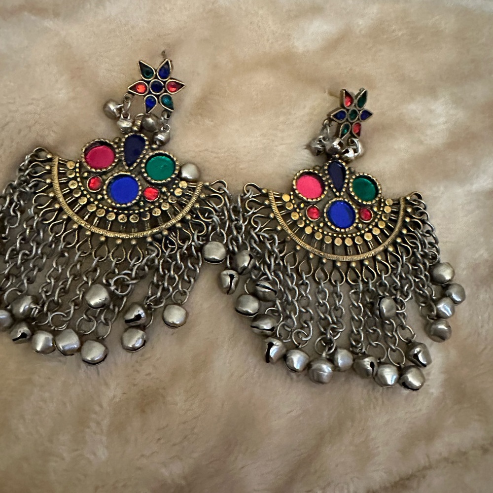Afghan earrings